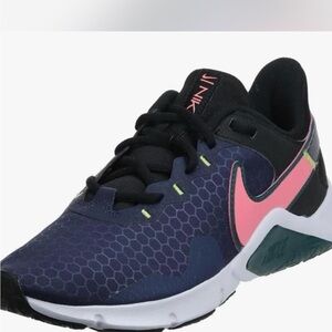 Nike Black and Pink Running Shoe